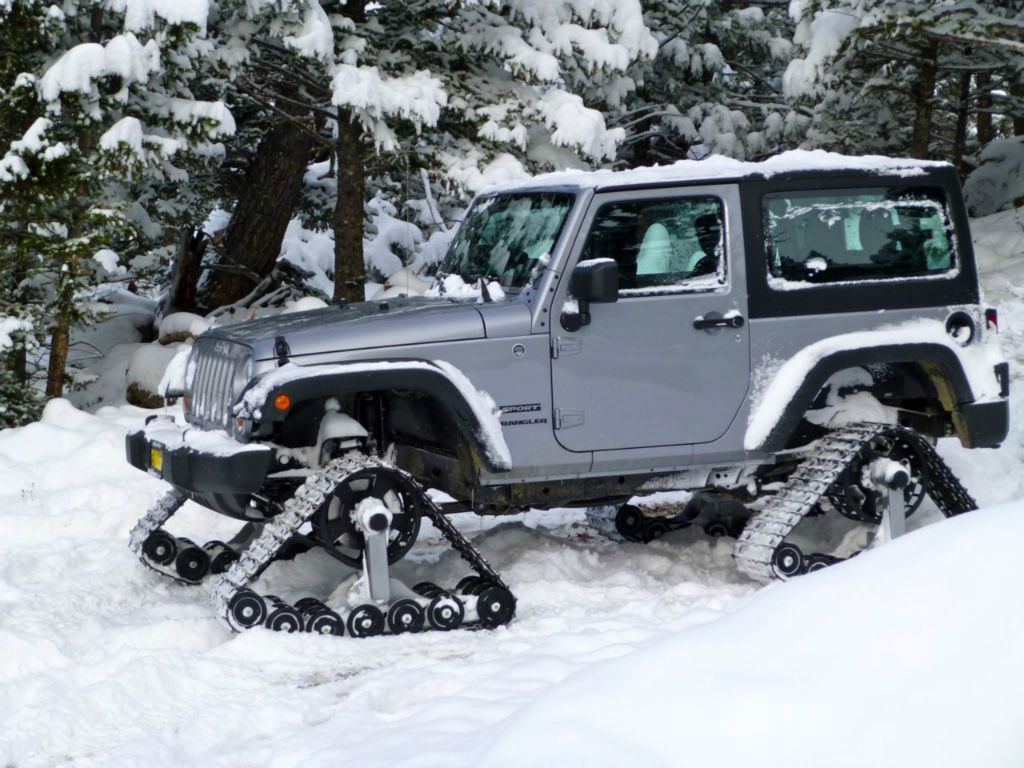 Jeep-Rubicon-Wrangler-Laredo-Limited-sport-snow-tracks-dominator-track -truck-track-kit-track-system | Smokey the Jeep